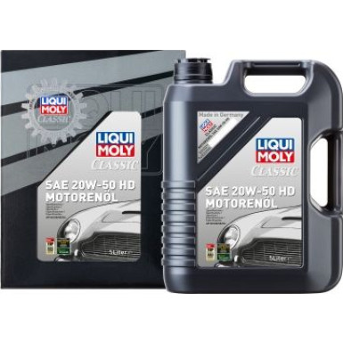 Liqui Moly Classic Motorenöl SAE 20W-50 HD 5 l | 1129 | 5L Kanister Kunststoff