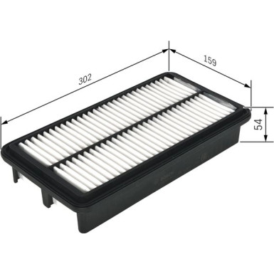 Luftfilter | KIA | F 026 400 521