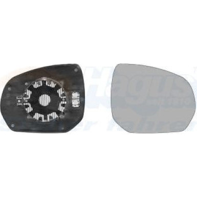 Aussenspiegelglas re. bhz | Citroen C4 Picasso Glas weiß OE 8151KA