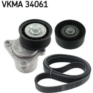 SKF Keilrippenriemensatz VKMA 34061