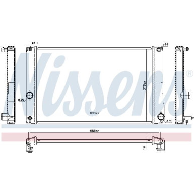 Wasserkühler PKW | TOYOTA PRIUS 09- 1.8 I 16V | 646842
