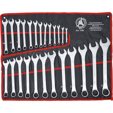 BGS Maul-Ringschlüssel-Satz SW 6 - 32 mm 25-tlg BGS Do it yourself 1198