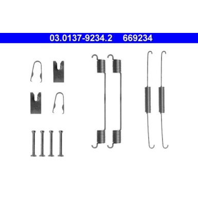 03.0137-9234.2 Zubehörsatz, Bremsbacken 03.0137-9234.2 Zubehörsatz, Bremsbacken