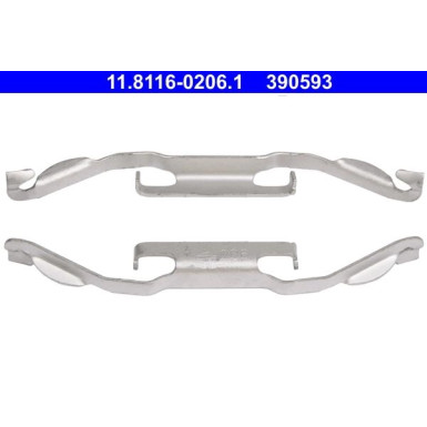 Feder, Bremssattel | 11.8116-0206.1