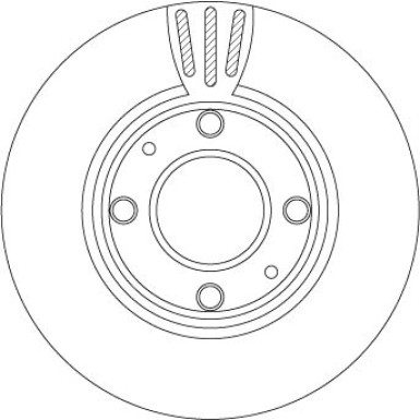 Bremsscheibe Hyundai P. Accent 99 | DF4496
