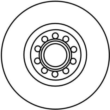 Bremsscheibe Vw S. A4/A6/Passat TRW SINGLE DF4262S