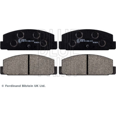 Bremsbelagsatz Mazda T. 323/626/6 1,8-2,5 90 | ADM54248