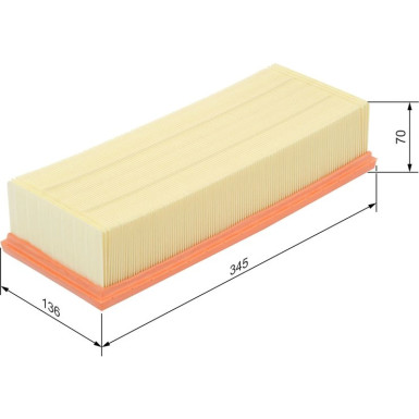 Luftfilter | AUDI,SEAT,SKODA,VW | 1987429404