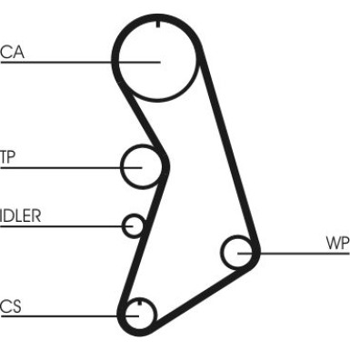 Zahnrimsatz | CT909K6
