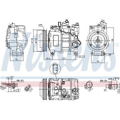 Kompressor PKW AUDI A4/A6 2.5TDI 114/120kW 01-05 FIRST FIT 89049