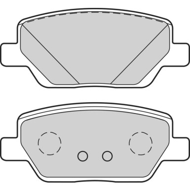 VALEO Bremsbeläge 302736