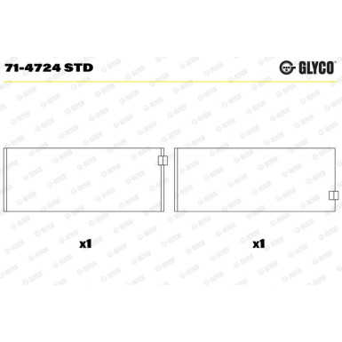 PLEUELLAGER | 71-4724 STD