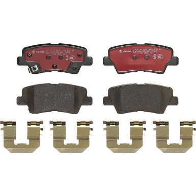 BREMBO Bremsklötze Xtra HA | HYUNDAI Accent KIA 03-22 | P 30 067X BREMBO Bremsklötze Xtra HA | HYUNDAI Accent KIA 03-22 | P 30 067X