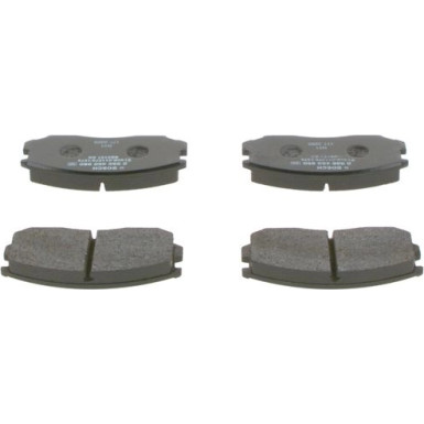 Bremsklötze | MITSUBISHI,DAIHATSU,NISSAN,PERODUA | 0 986 460 980