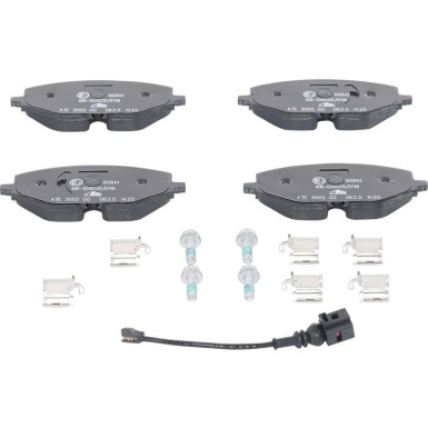 ATE Bremsbelagsatz, Scheibenbremse ATE Bremsbelagsatz, Scheibenbremse