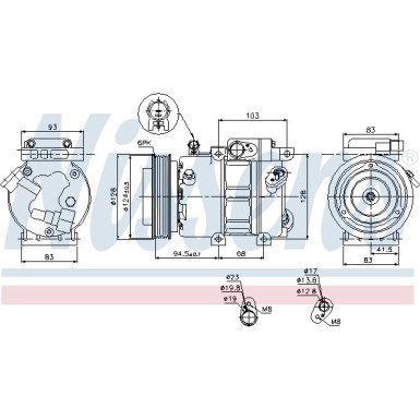 Kompressor PKW HYUNDAI I30 07- 1.4 I 16V FIRST FIT 89285