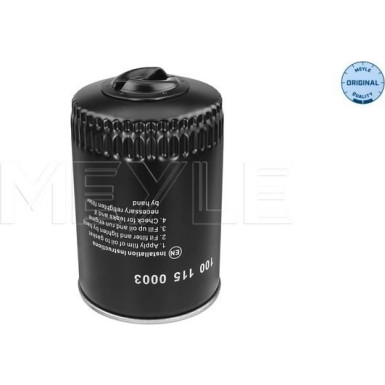 Ölfilter Vw Diesel MEYLE-ORIGINAL: True to OE 1001150003