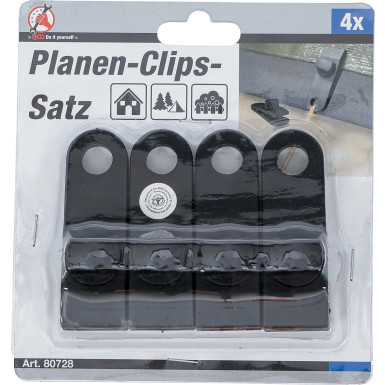 BGS Planen-Clips-Satz 4-tlg BGS Do it yourself 80728