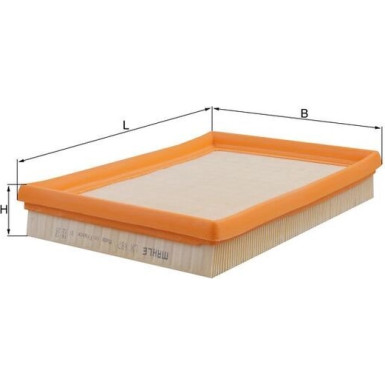 MAHLE Luftfilter LX 687