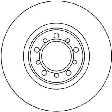 Bremsscheibe Db P. W126 500 | DF1586