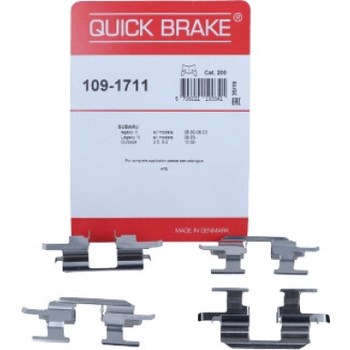 391-1711 Montagesatz f.Bremsklötze | SUBARU | 109-1711