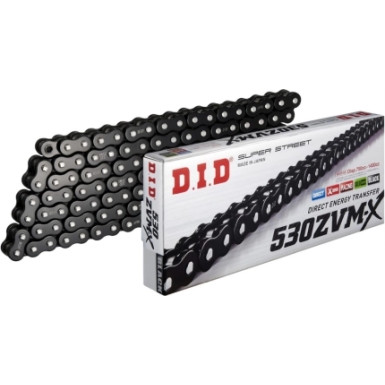 Motorantriebskette Did 530 X-Ring (Getrennt + Link) Schwarz | DID530ZVMXBK&BK-118