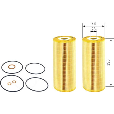 Ölfilter | MERCEDES SK,MK,SETRA 87 | 1457429732