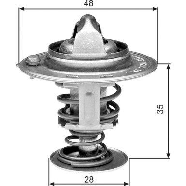 Gates Thermostat | HYUNDAI i10 1.1 | TH30082G1 Gates Thermostat | HYUNDAI i10 1.1 | TH30082G1
