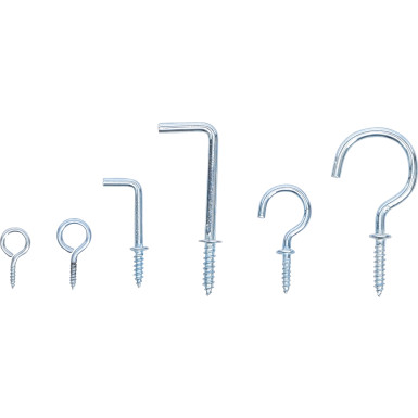 BGS Schraubhaken-Sortiment 80-tlg BGS Do it yourself 88136