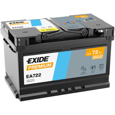 EXIDE Starterbatterie | EA722