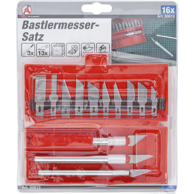 BGS Bastlermesser-Satz 16-tlg BGS Do it yourself 50613