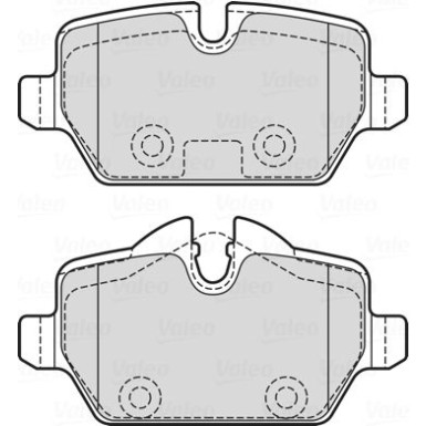 VALEO Bremsbeläge 601731