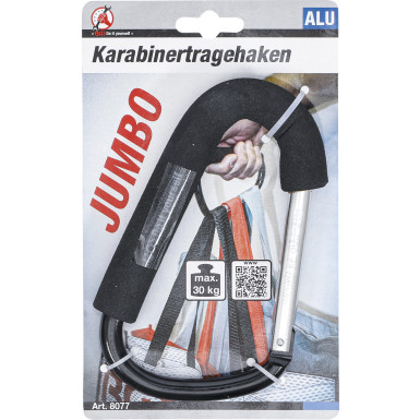 BGS Karabinertragehaken JUMBO 160 mm 30 kg BGS Do it yourself 8077