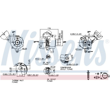 Nissens Turbo CITROEN,LANCIA,FIAT,PEUGEOT 02 FACTORY NEW 93481