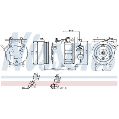 Kompressor PKW HYUNDAI I30 07- 2.0 CRDI FIRST FIT 89278