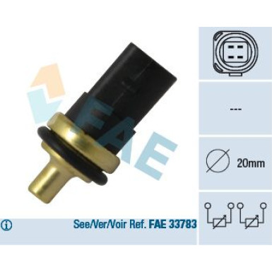 FAE Sensor, Kühlmitteltemperatur 33781