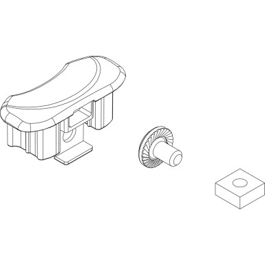 1500052611 Thule VeloCompact Wheel Tube End Cap