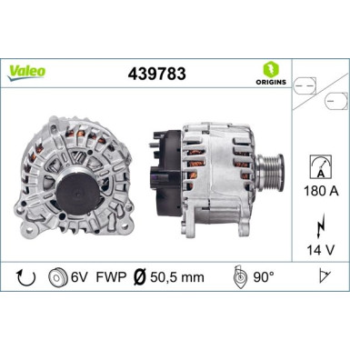 VALEO Generator 439783 Valeo Origins New OE TECHNOLOGIE