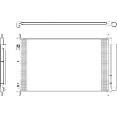 Kondensator, Klimaanlage EASY FIT 350321