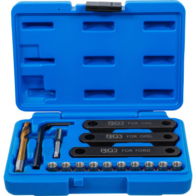 BGS Reparatur-Satz für Bremsgewinde | M9 x 1,25 | 16-tlg | 148