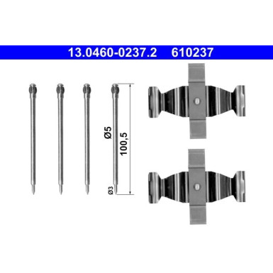 ATE Zubehör, Bremsbeläge 13.0460-0237.2