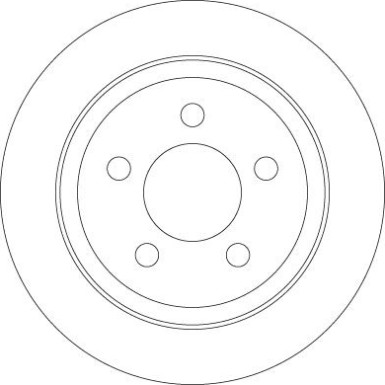 Bremsscheibe Jeep T. Cherokee 01-08 | DF6386
