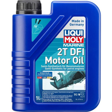 Liqui Moly Marine 2T DFI Motor Oil 1 l | 1L Kanister Kunststoff Liqui Moly Marine 2T DFI Motor Oil 1 l | 1L Kanister Kunststoff