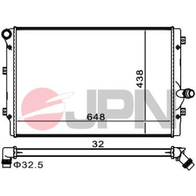 JPN Kühler, Motorkühlung JPN Kühler, Motorkühlung
