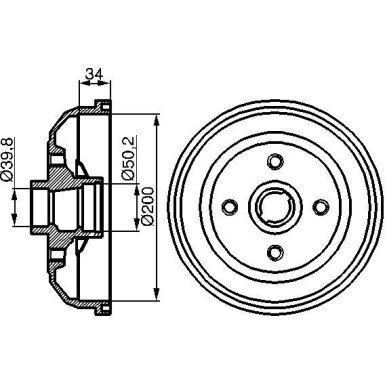 Bremstrommel | CHEVROLET,OPEL | 0 986 477 056 Bremstrommel | CHEVROLET,OPEL | 0 986 477 056