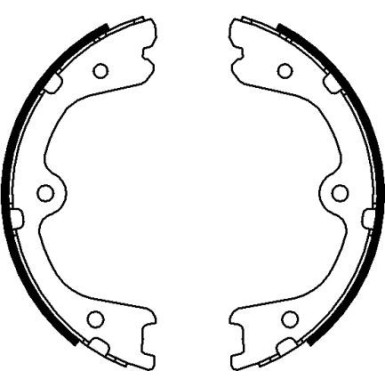 91073200 Bremsbackensatz, Feststellbremse 91073200 Bremsbackensatz, Feststellbremse