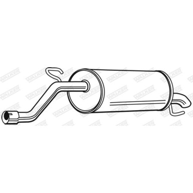 53 / Auspufftopf Hinten | OPEL Corsa D 1.2i 59kW 06 | 23353 53 / Auspufftopf Hinten | OPEL Corsa D 1.2i 59kW 06 | 23353