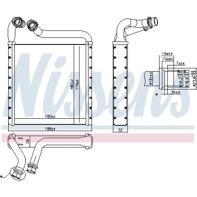 Heizkühler PKW VW Beetle/Passat 11 73994