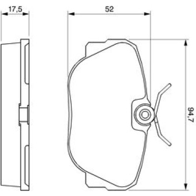 Bremsklötze | BMW 3 Serie,Z1 | 0 986 491 730
