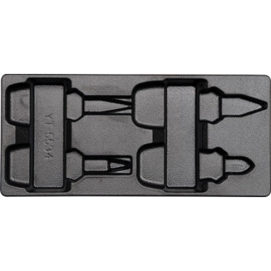 YT-55341 Schubladeneinlage Pvc Leer F÷r 4 X Zangen